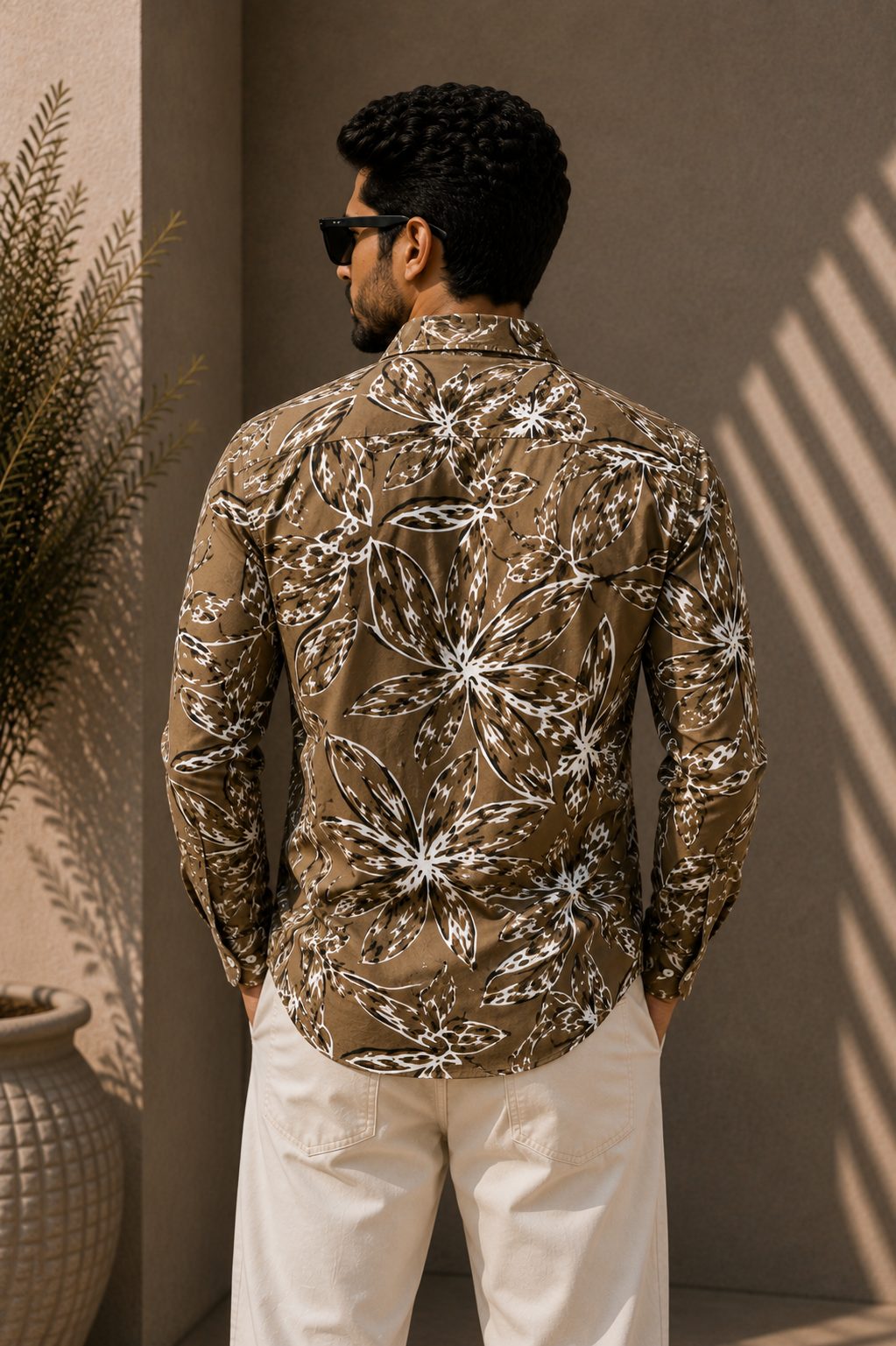 MENS PRINTED FULL SLEEVE SHIRT — KHAKEE